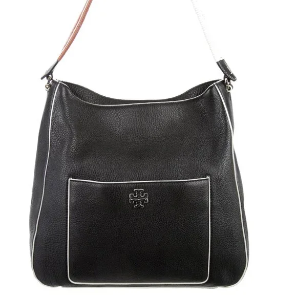 Tory Burch Bags Tory Burch Black Berkeley Leather Hobo
